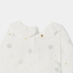 Jacadi Pyjama de Noël bébé fille en velours - blanc doux BLANC DOUX JACADI Best