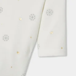 Jacadi Pyjama de Noël bébé fille en velours - blanc doux BLANC DOUX JACADI Best