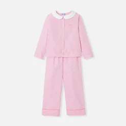 Jacadi Pyjama enfant fille en flanelle - BLANC/ROSE
