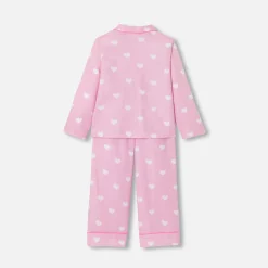 Jacadi Pyjama enfant fille en flanelle - ROSE Hot