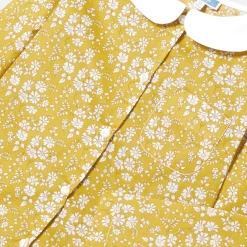 Jacadi Pyjama enfant fille en tissu Liberty - JAUNE/BLANC