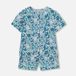 Jacadi Pyjashort enfant fille en tissu Liberty - lore BLEU/MULTICO Outlet