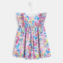 Jacadi Robe bébé fille en Liberty - lore MULTICO Outlet