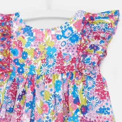 Jacadi Robe bébé fille en Liberty - lore MULTICO Outlet
