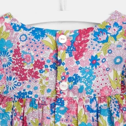Jacadi Robe bébé fille en Liberty - lore MULTICO