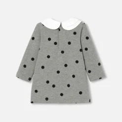 Jacadi Robe bébé fille en molleton - gris anthracite GRIS ANTHRACITE JACADI Best