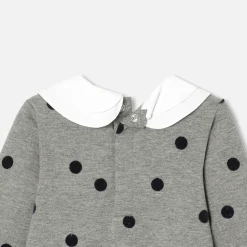 Jacadi Robe bébé fille en molleton - gris anthracite GRIS ANTHRACITE JACADI Best