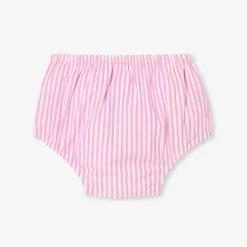 Jacadi Robe bébé fille en popeline - BLANC/ROSE Hot