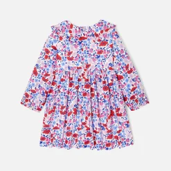Jacadi Robe bébé fille en tissu Liberty - lore BLANC/MULTICO New