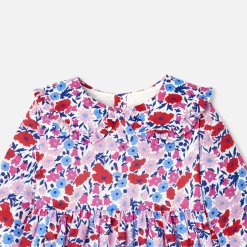 Jacadi Robe bébé fille en tissu Liberty - lore BLANC/MULTICO New