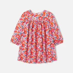 Jacadi Robe bébé fille en tissu Liberty - lore ROSE/MULTICO