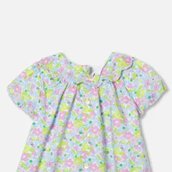 Jacadi Robe bébé fille en Tissu Liberty - lore BLANC/MULTICO Clearance