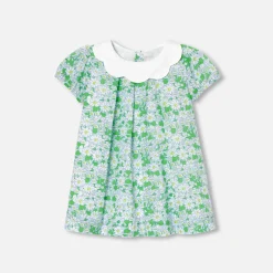 Jacadi Robe bébé fille en Tissu Liberty - lore BLANC/MULTICO Outlet