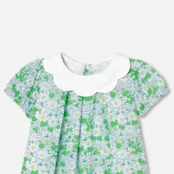 Jacadi Robe bébé fille en Tissu Liberty - lore BLANC/MULTICO Outlet