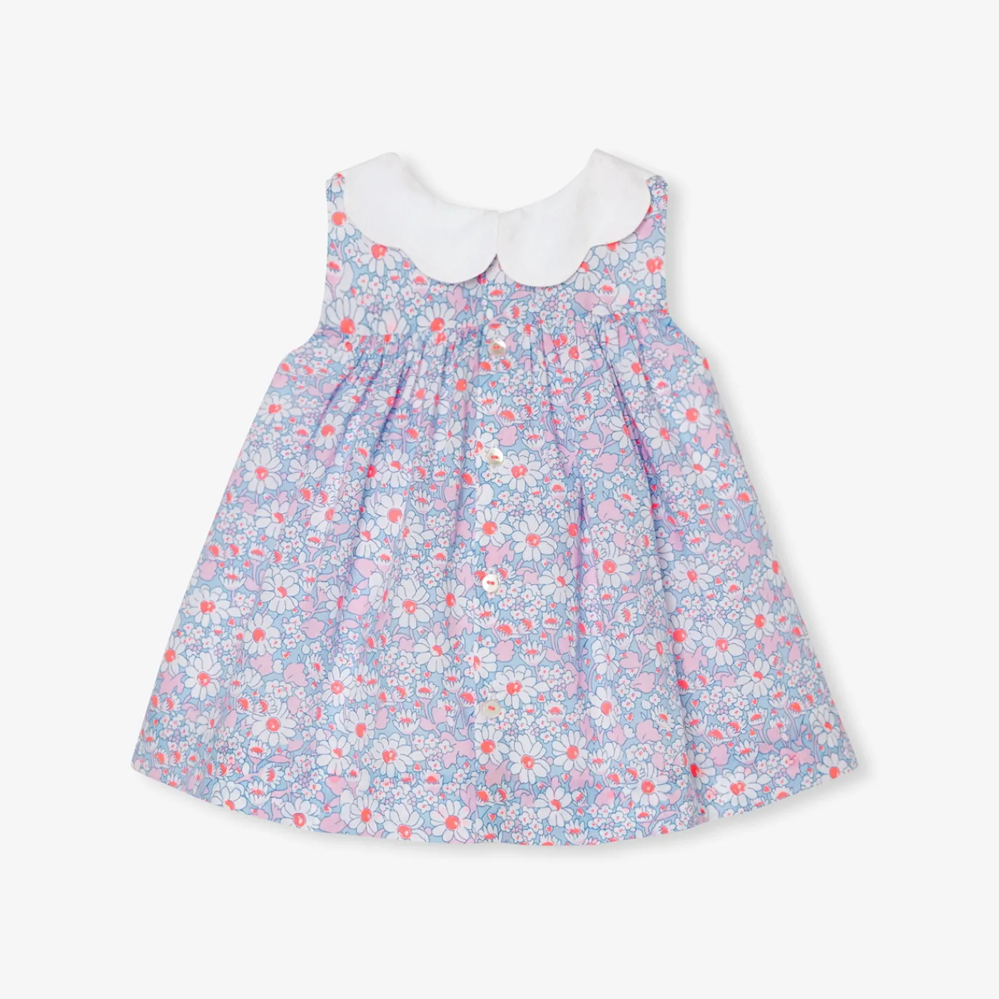 Jacadi Robe bébé fille en tissu Liberty - lore MULTICO Discount