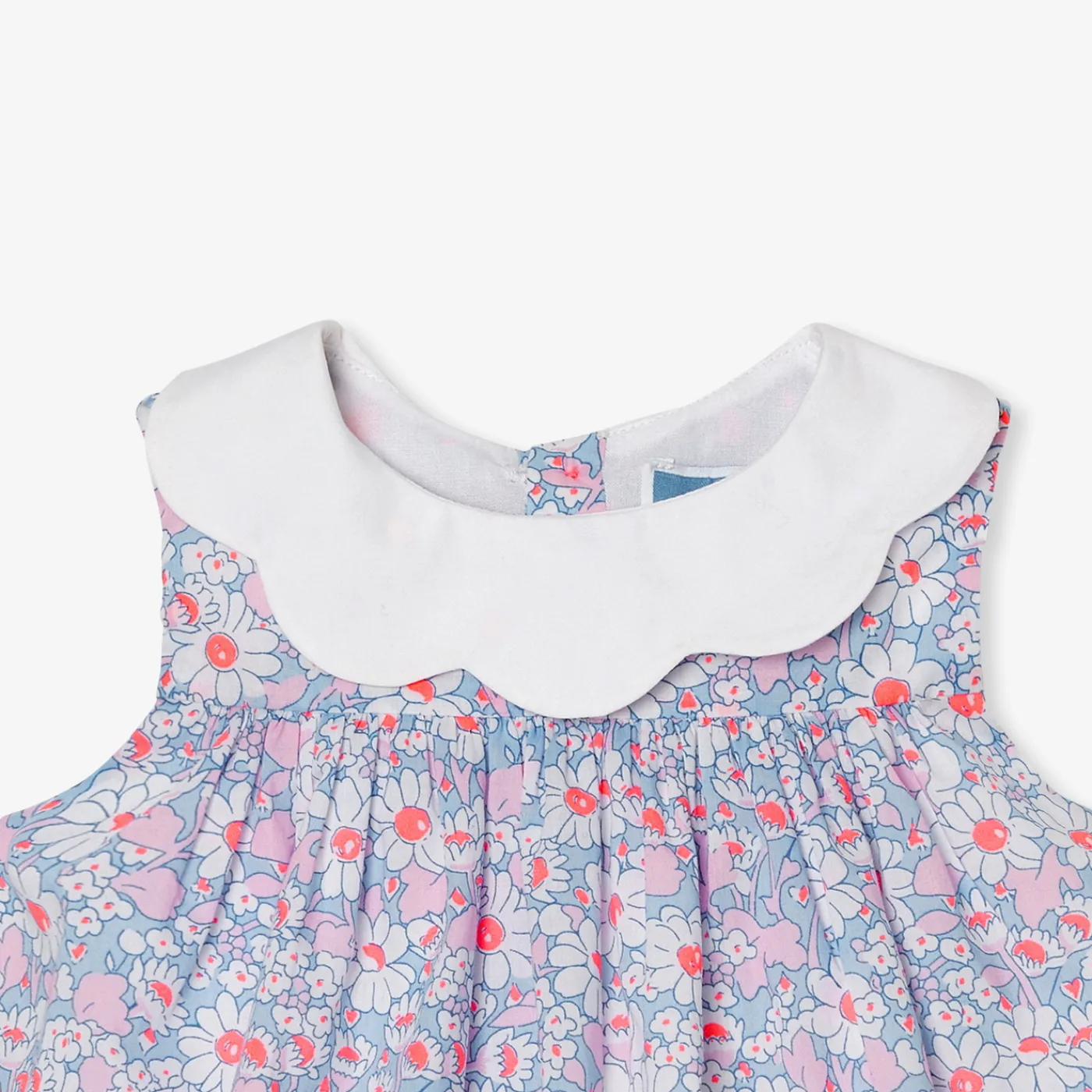 Jacadi Robe bébé fille en tissu Liberty - lore MULTICO Discount