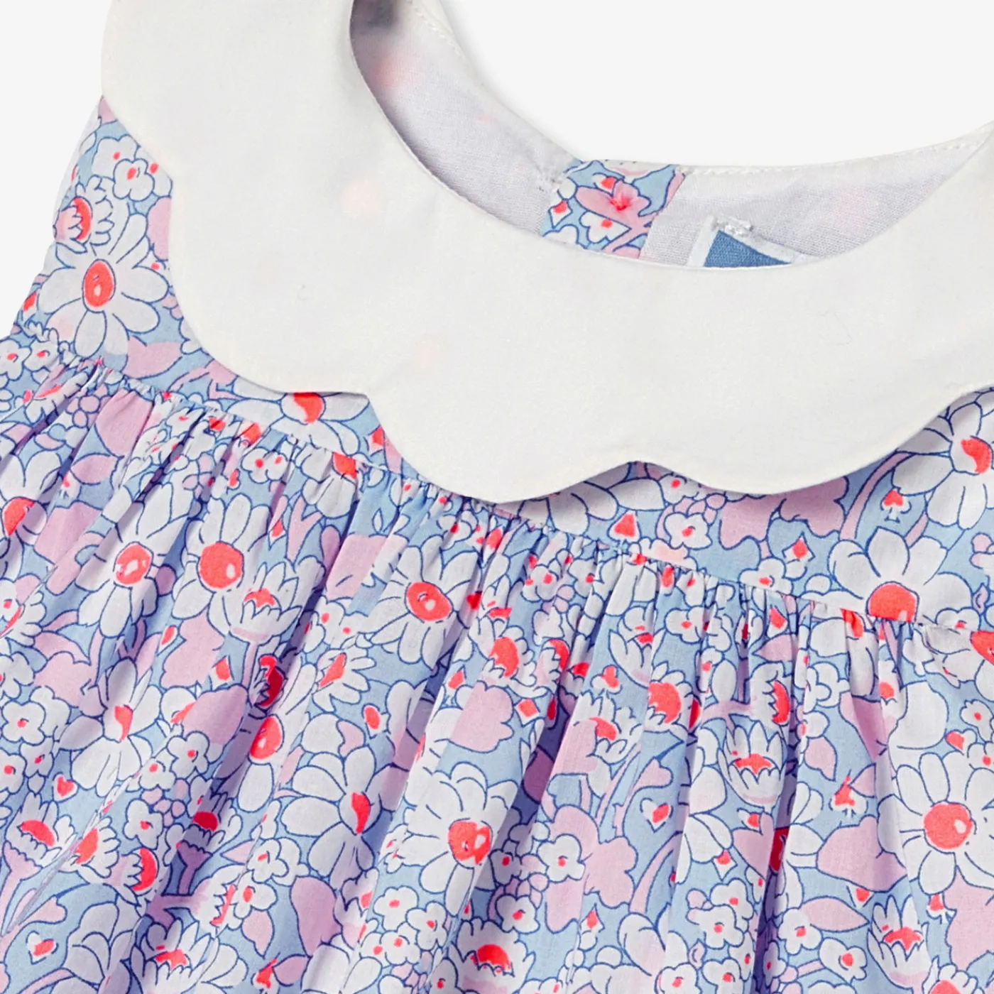 Jacadi Robe bébé fille en tissu Liberty - lore MULTICO Discount