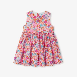 Jacadi Robe bébé fille en tissu Liberty - lore ORANGE/MULTICO Best