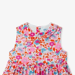 Jacadi Robe bébé fille en tissu Liberty - lore ORANGE/MULTICO Best