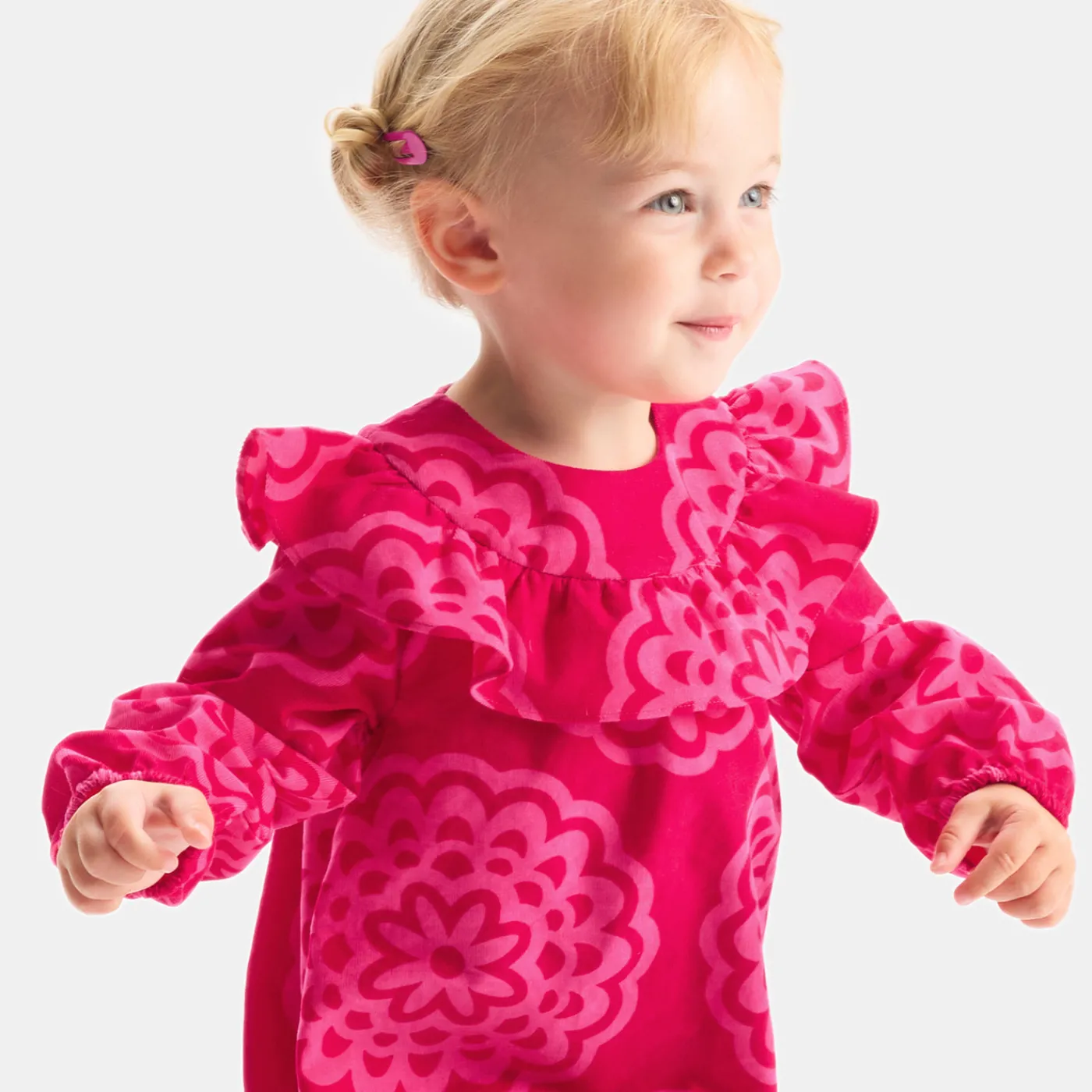 Jacadi Robe bébé fille en velours MULTICO Clearance