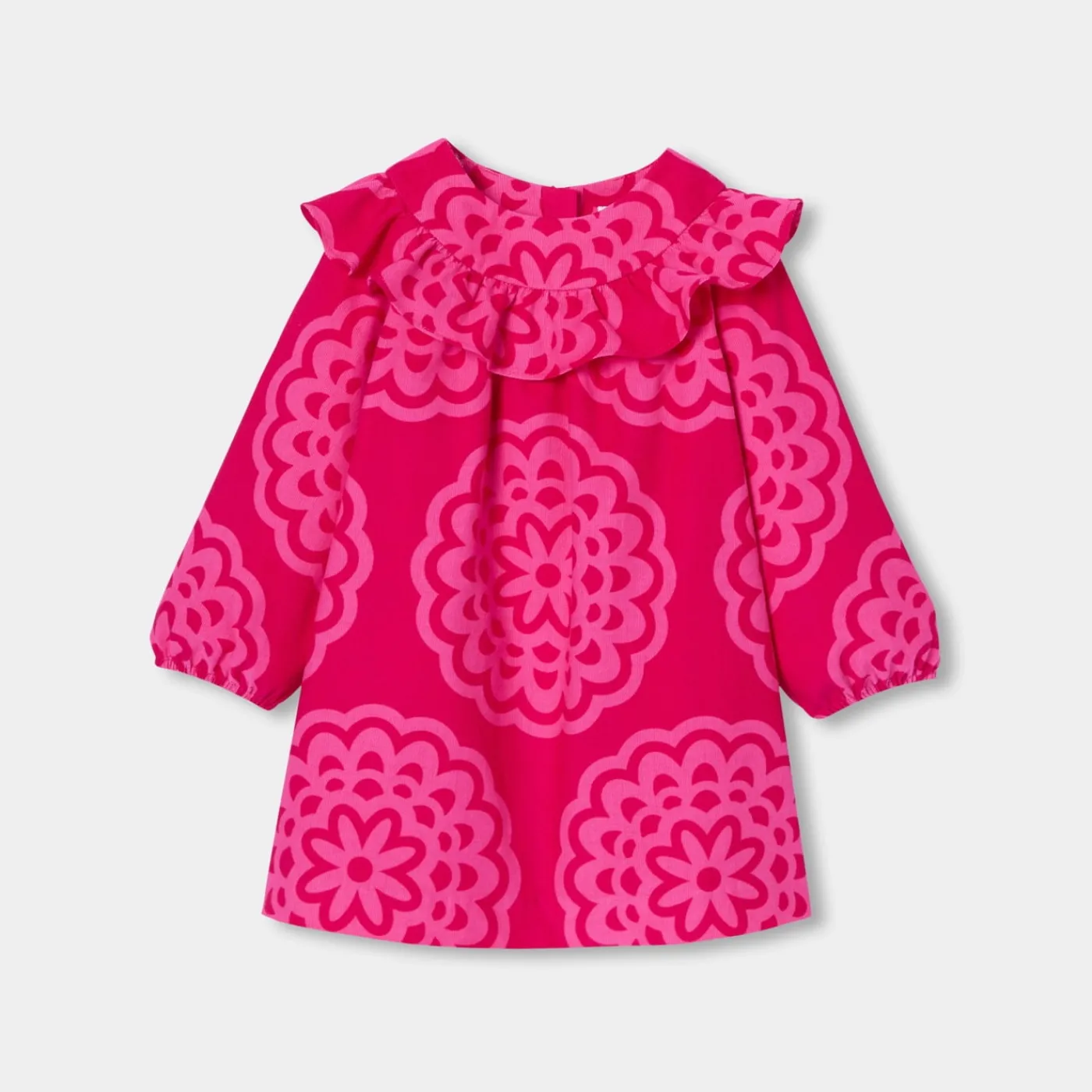 Jacadi Robe bébé fille en velours MULTICO Clearance