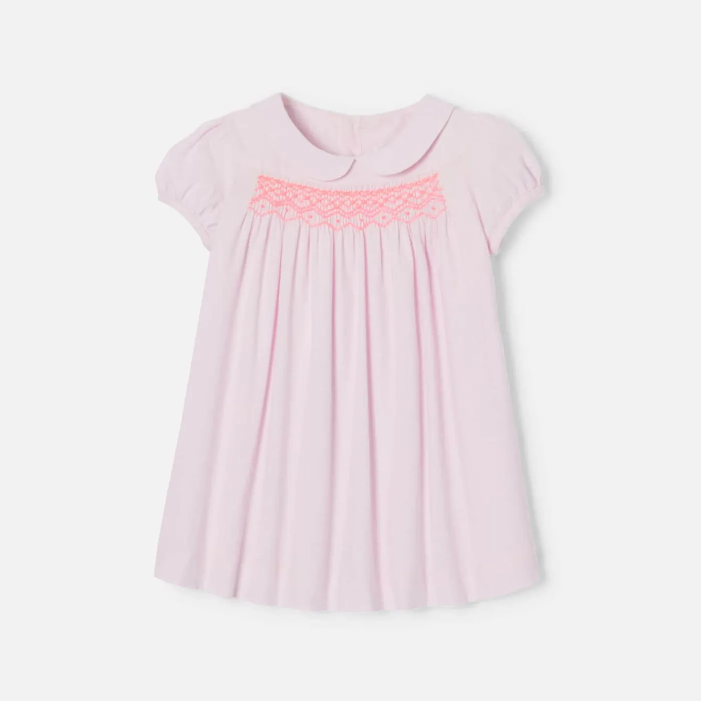 Jacadi Robe bébé fille manches ballon ROSE POUDRE JACADI Outlet