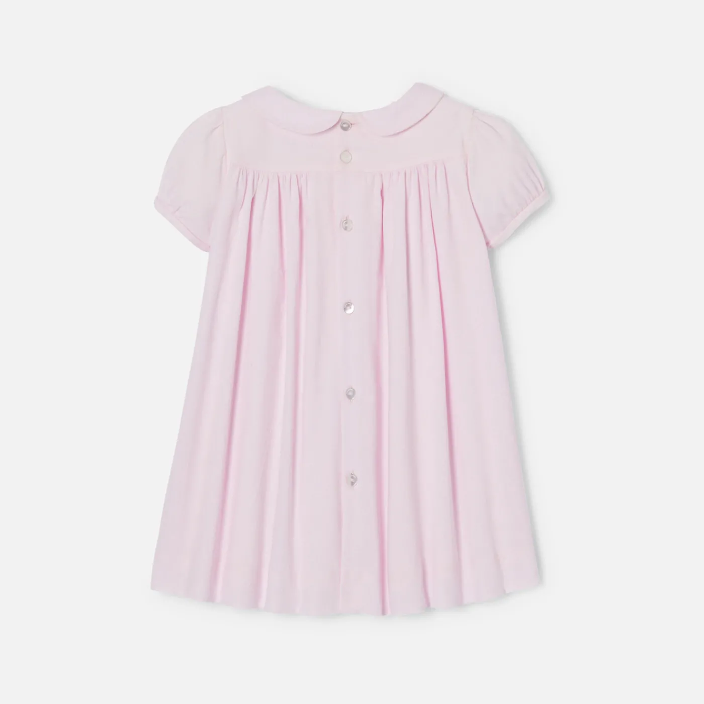 Jacadi Robe bébé fille manches ballon ROSE POUDRE JACADI Outlet
