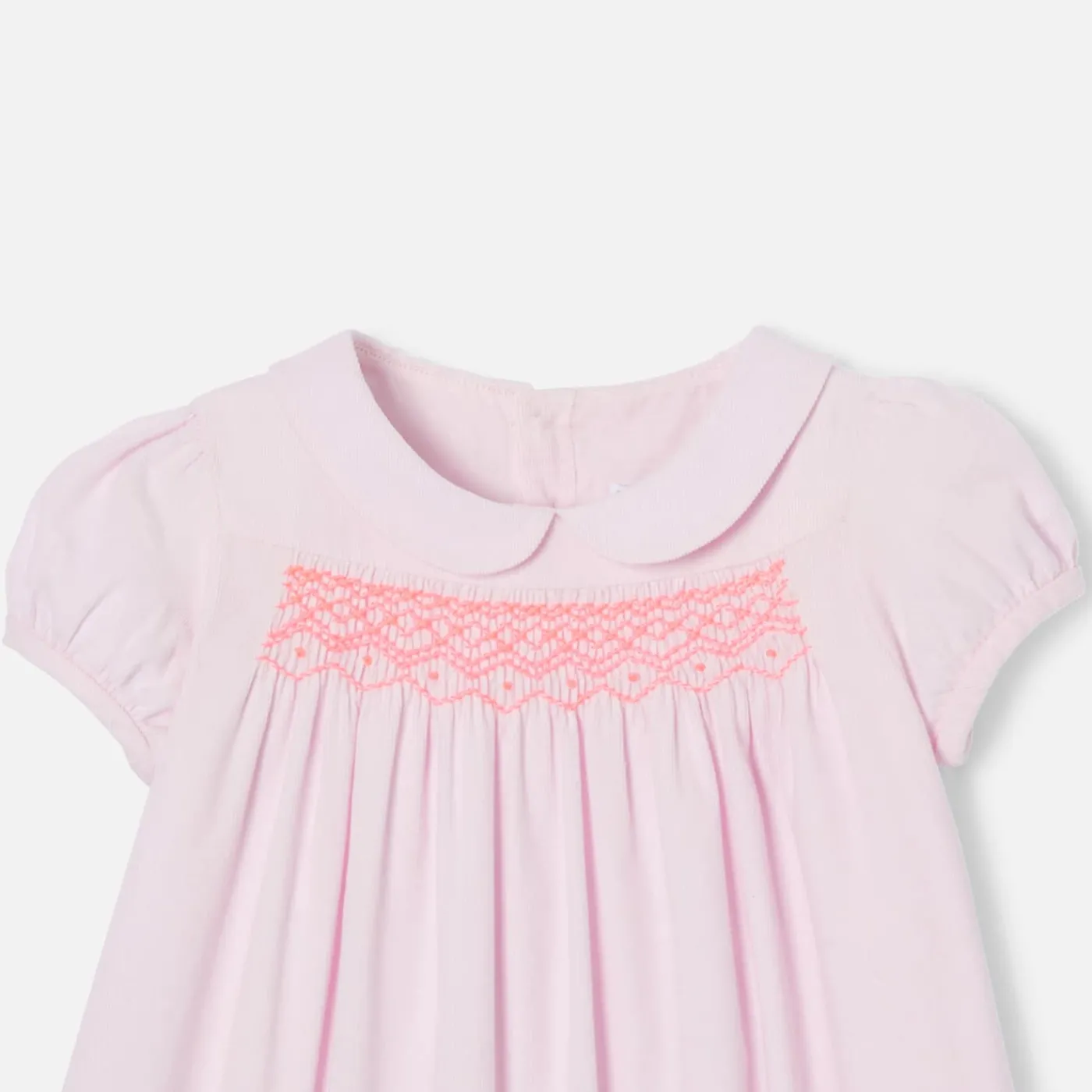 Jacadi Robe bébé fille manches ballon ROSE POUDRE JACADI Outlet