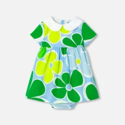 Jacadi Robe bébé fille manches courtes - lore BLANC/MULTICO Hot