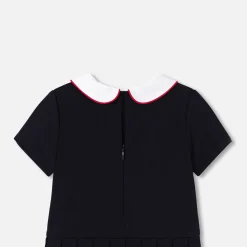 Jacadi Robe bébé fille manches courtes - marine MARINE JACADI Discount