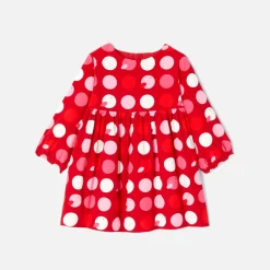 Jacadi Robe bébé fille manches longues - lore ROUGE/MULTICO