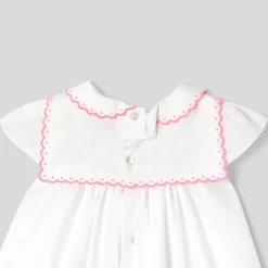 Jacadi Robe bébé fille Mon premier - blanc BLANC JACADI Outlet