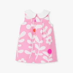 Jacadi Robe bébé fille motif végétal - lore ROSE/MULTICO Discount