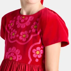 Jacadi Robe bi-matière enfant fille - rouge ROUGE JACADI Best
