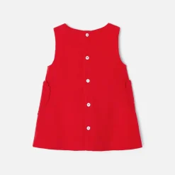 Jacadi Robe chasuble bébé fille - rouge ROUGE JACADI Hot