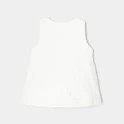 Jacadi Robe chasuble bébé fille en velours - blanc doux BLANC DOUX JACADI Sale