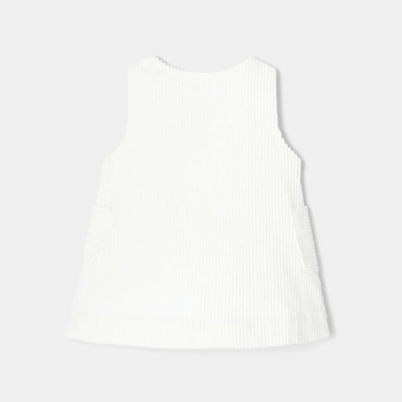 Jacadi Robe chasuble bébé fille en velours - blanc doux BLANC DOUX JACADI Sale