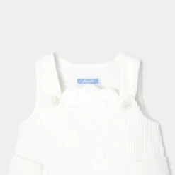 Jacadi Robe chasuble bébé fille en velours - blanc doux BLANC DOUX JACADI Sale