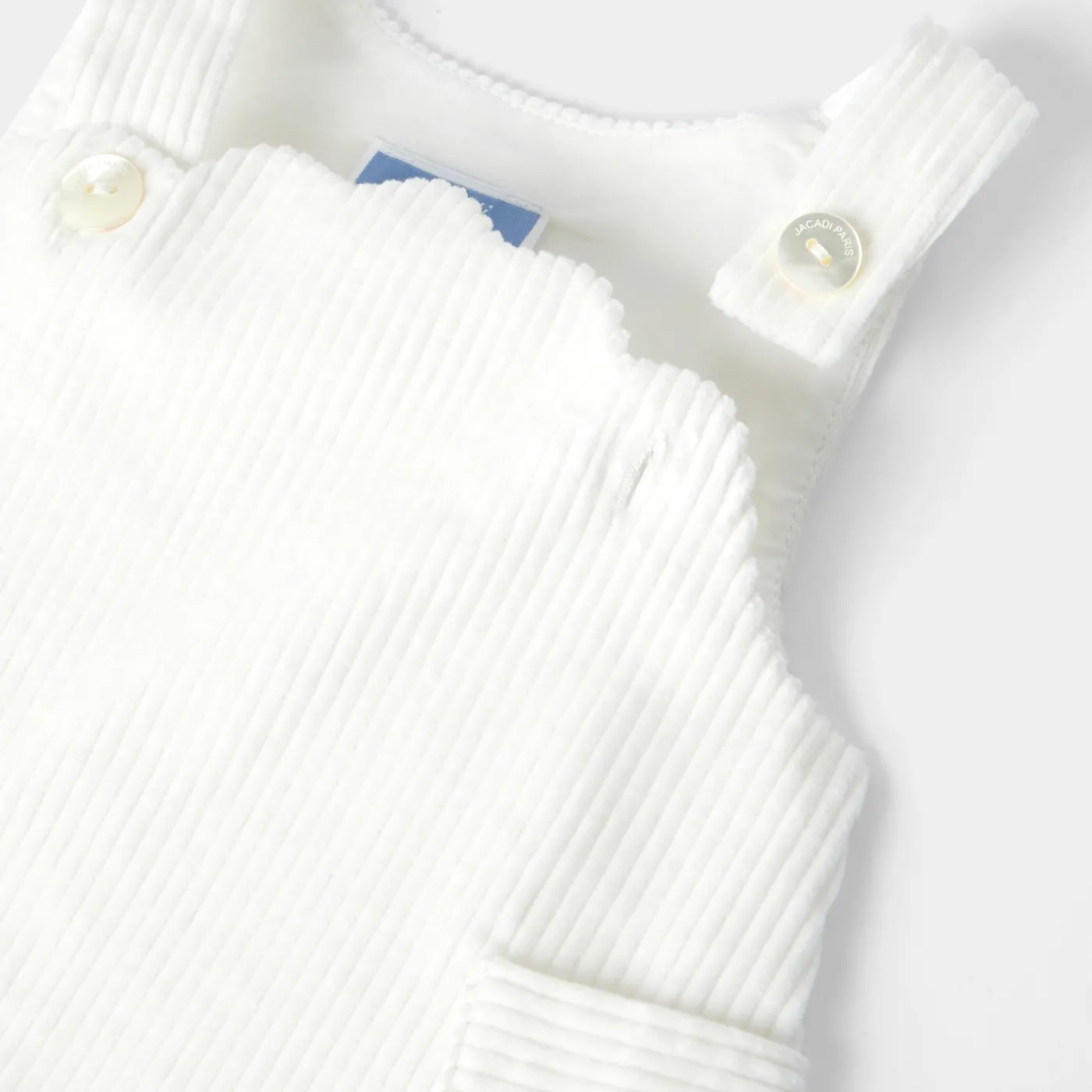 Jacadi Robe chasuble bébé fille en velours - blanc doux BLANC DOUX JACADI Sale