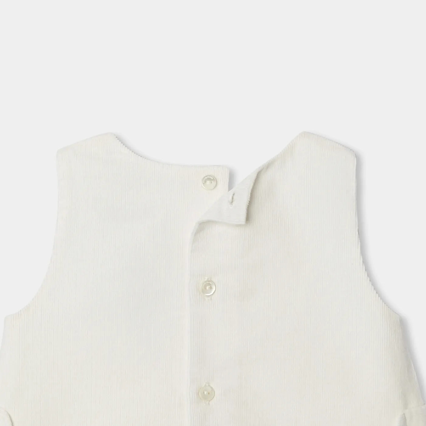 Jacadi Robe chasuble bébé fille en velours - blanc doux BLANC DOUX JACADI Online