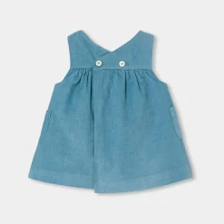 Jacadi Robe chasuble bébé fille en velours - BALTIQUE Hot