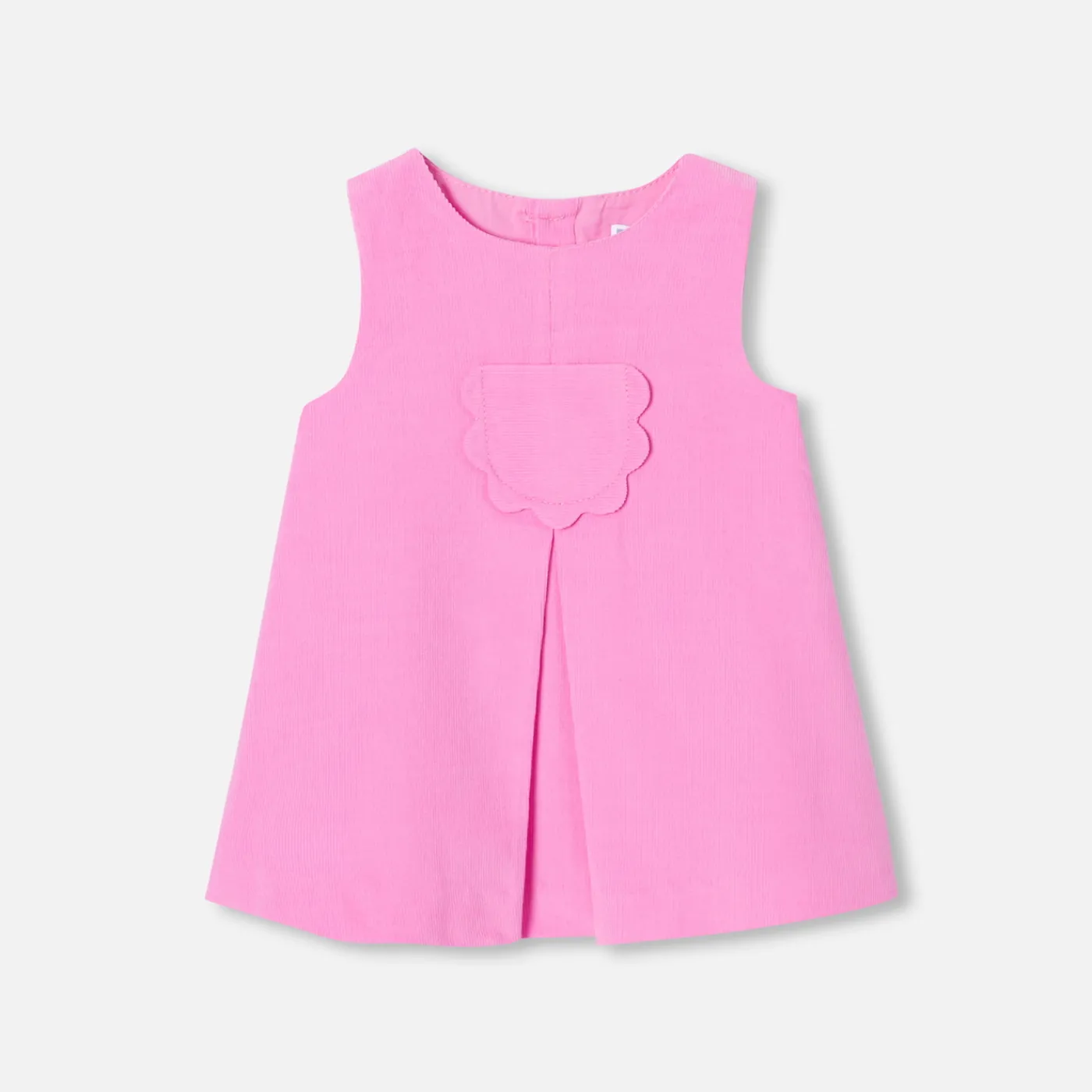 Jacadi Robe chasuble bébé fille en velours - ROSE MOYEN New