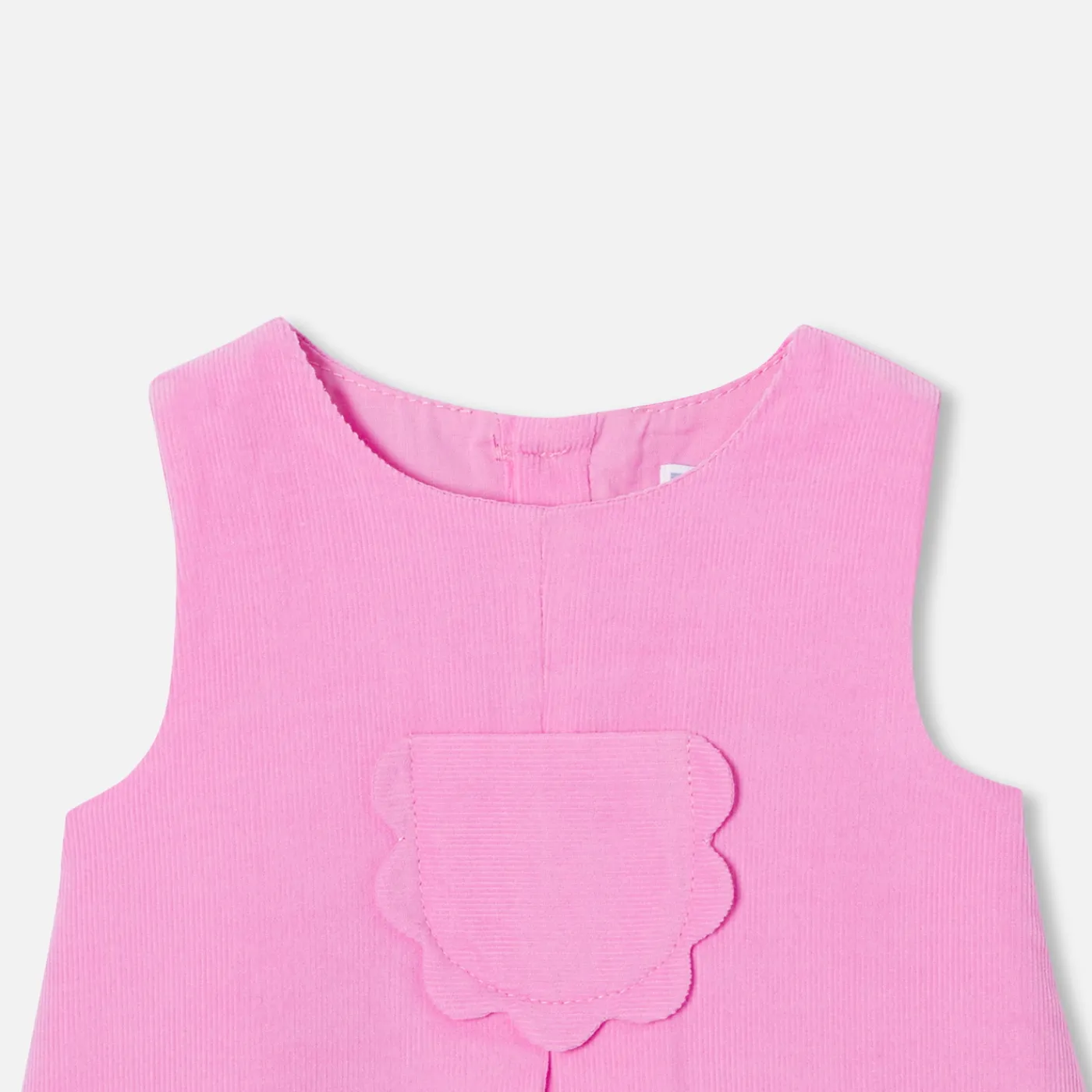 Jacadi Robe chasuble bébé fille en velours - ROSE MOYEN New
