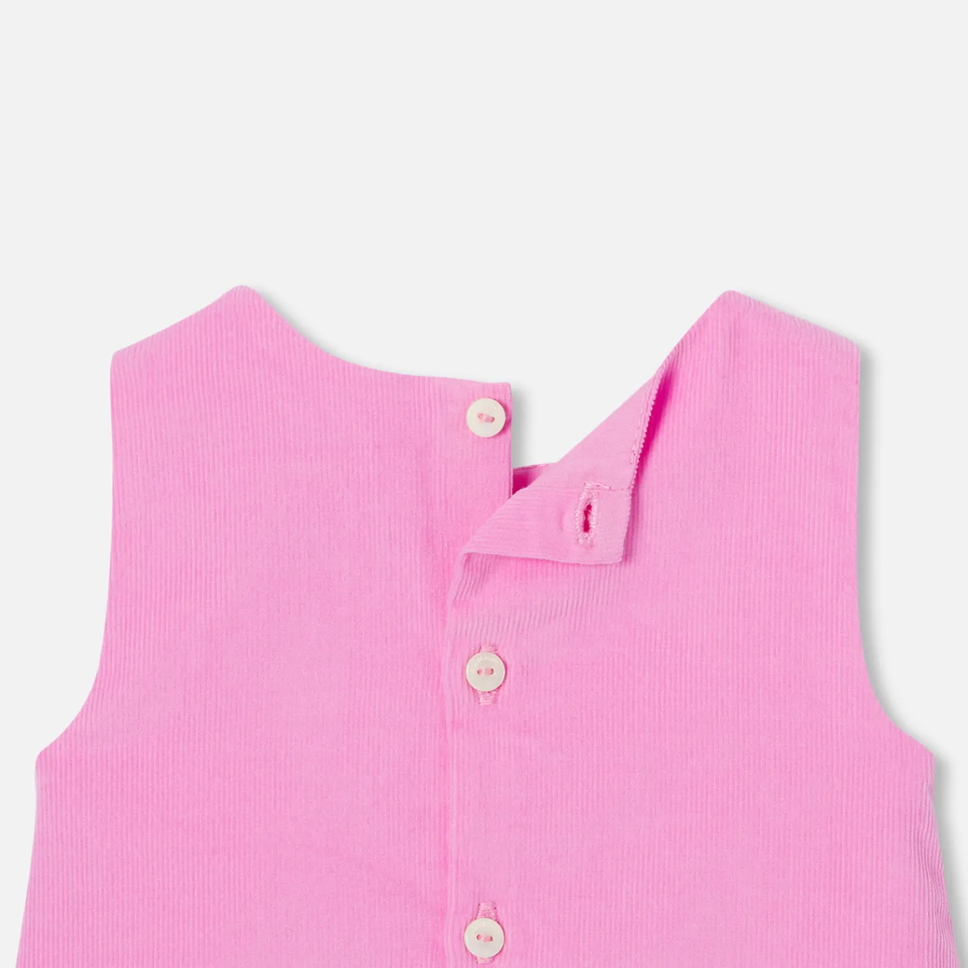 Jacadi Robe chasuble bébé fille en velours - ROSE MOYEN New