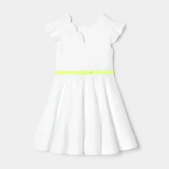Jacadi Robe de cérémonie enfant fille - blanc BLANC JACADI Sale