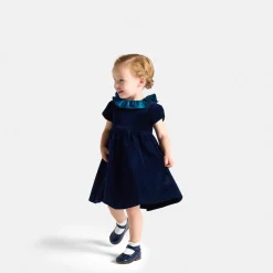 Jacadi Robe de fêtes bébé fille - marine MARINE JACADI Clearance