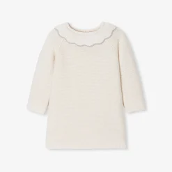 Jacadi Robe en tricot bébé fille - blanc doux BLANC DOUX JACADI New