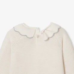 Jacadi Robe en tricot bébé fille - blanc doux BLANC DOUX JACADI New