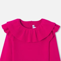 Jacadi Robe en tricot enfant fille - ROSE GRENADINE