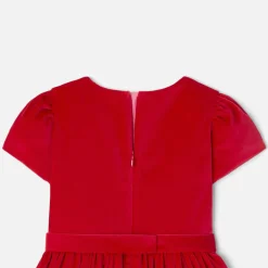 Jacadi Robe en velours enfant fille - ROUGE PAVOT Best